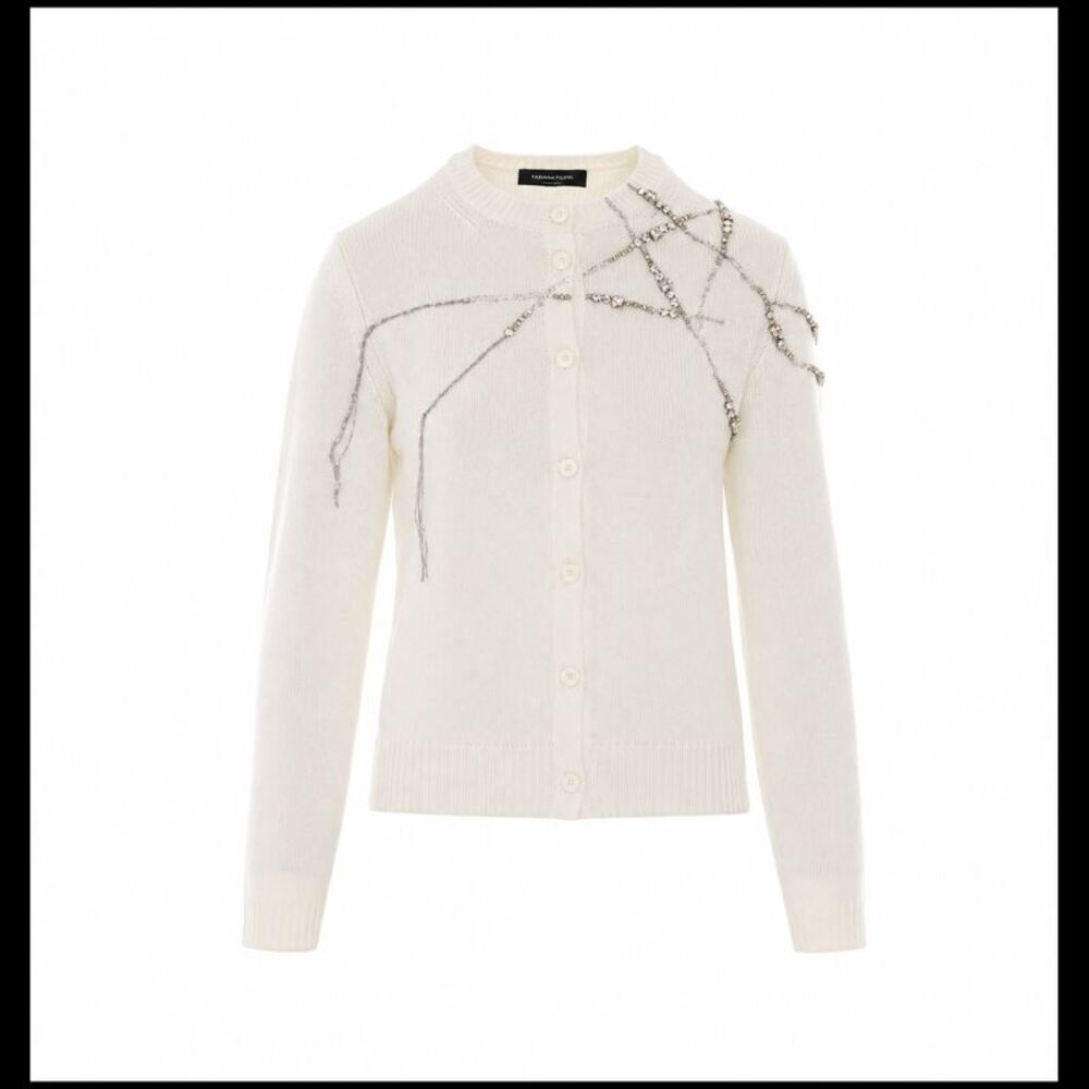 Fabiana Filippi Women Cardigan With Crystals